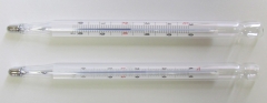 YO式酒精用温度計　平型二重管温度計