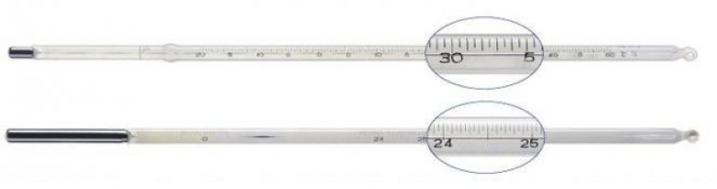JIS規格温度計　（石油類試験用ガラス製温度計）